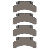 DFC 83-12 Beaver Motorcoach Monterey Front/Rear 5000 Adv Semi Metallic Brake Pads & Hardware Kit thumbnail 3