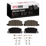 DFC 84-87 Isuzu Trooper Front 5000 Advanced Semi Metallic Brake Pads and Hardware Kit thumbnail 1