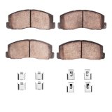 DFC 84-91 Dodge 2000 GTX Front 5000 Advanced Ceramic Brake Pads and Hardware Kit thumbnail 1