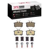 DFC 86-19 Audi A3 Rear 5000 Advanced Ceramic Brake Pads and Hardware Kit thumbnail 1