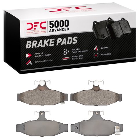 DFC 85-97 Chevrolet Corvette Rear 5000 Advanced Low Metallic Brake Pads