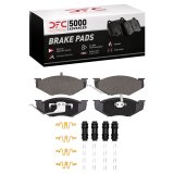 DFC 820090 Chrysler Town & Country Front 5000 Advanced Semi Metallic Brake Pads and Hardware Kit thumbnail 1