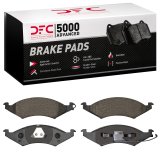 DFC 86-93 Ford Taurus (Excl SHO) Front 5000 Advanced Semi Metallic Brake Pads thumbnail 1