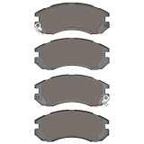 DFC 90-96 Subaru Legacy Front 5000 Advanced Ceramic Brake Pads thumbnail 4