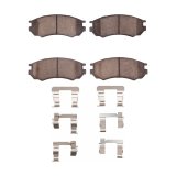 DFC 91-00 Nissan NX Front 5000 Advanced Ceramic Brake Pads and Hardware Kit thumbnail 1