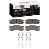 DFC 92-98 Mazda 929 Rear 5000 Advanced Ceramic Brake Pads and Hardware Kit thumbnail 1