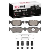DFC 91-98 BMW 318i Front 5000 Advanced Low Metallic Brake Pads and Hardware Kit thumbnail 1
