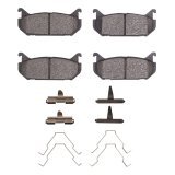 DFC 93-02 Ford Probe Rear 5000 Advanced Ceramic Brake Pads and Hardware Kit thumbnail 1