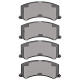 DFC 95-02 Suzuki Esteem Front 5000 Advanced Ceramic Brake Pads thumbnail 2