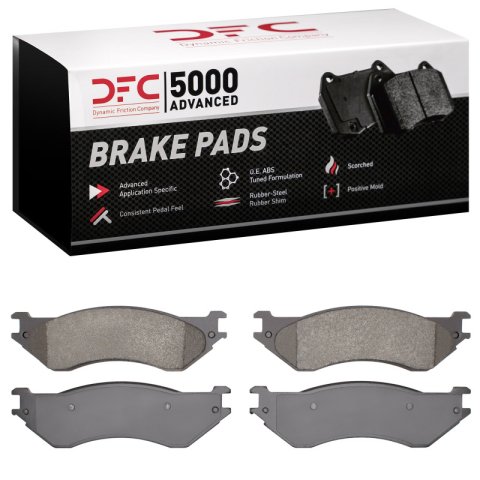 DFC 00-08 Dodge Ram 2500 Front/Rear 5000 Advanced Semi Metallic Brake Pads