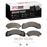 DFC 73-00 Chevrolet P30 Rear/Front 5000 Advanced Semi Metallic Brake Pads and Hardware Kit thumbnail 1