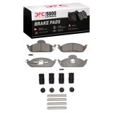 DFC 98-05 Mercedes-Benz ML320 Front 5000 Advanced Low Metallic Brake Pads and Hardware Kit thumbnail 1