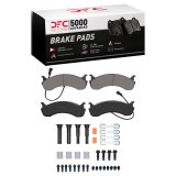 DFC 20-25 Coachmen Mirada Rear 5000 Advanced Semi Metallic Brake Pads and Hardware Kit thumbnail 1