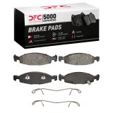 DFC 99-02 Jeep Grand Cherokee Front 5000 Advanced Semi Metallic Brake Pads and Hardware Kit thumbnail 1