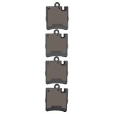 DFC 96-11 Mercedes-Benz E320 Rear 5000 Advanced Low Metallic Brake Pads and Hardware Kit thumbnail 3