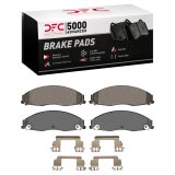 DFC 03-08 Cadillac CTS Front 5000 Advanced Semi Metallic Brake Pads and Hardware Kit thumbnail 1