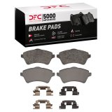 DFC 02-05 Land Rover Freelander Front 5000 Advanced Low Metallic Brake Pads and Hardware Kit thumbnail 1