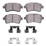 DFC 02-05 Suzuki Aerio Front 5000 Advanced Ceramic Brake Pads and Hardware Kit thumbnail 1