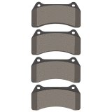 DFC 03-05 Jaguar XJR Front 5000 Advanced Low Metallic Brake Pads and Hardware Kit thumbnail 2