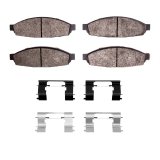 DFC 03-05 Lincoln Aviator Front 5000 Advanced Ceramic Brake Pads and Hardware Kit thumbnail 1