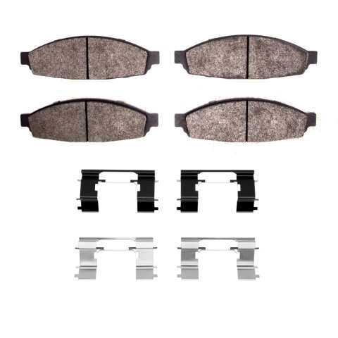 DFC 03-05 Lincoln Aviator Front 5000 Advanced Ceramic Brake Pads and Hardware Kit