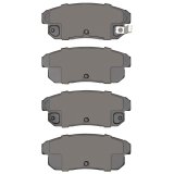 DFC 04-11 Mazda RX-8 Rear 5000 Advanced Semi Metallic Brake Pads thumbnail 4