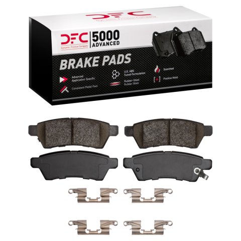 DFC 05-25 Nissan Frontier Rear 5000 Advanced Ceramic Brake Pads and Hardware Kit