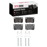 DFC 06-13 Lexus GS350 Rear 5000 Advanced Ceramic Brake Pads and Hardware Kit thumbnail 1