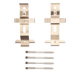 DFC 17-25 Alfa Romeo STELVIO Front 5000 Advanced Low Metallic Brake Pads and Hardware Kit thumbnail 2