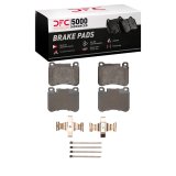 DFC 05-11 Mercedes-Benz C320 Front 5000 Advanced Low Metallic Brake Pads and Hardware Kit thumbnail 1