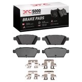 DFC 06-13 Ford Fusion Rear 5000 Advanced Ceramic Brake Pads and Hardware Kit thumbnail 1