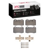 DFC 07-19 Maserati Quattroporte Rear 5000 Advanced Low Metallic Brake Pads and Hardware Kit thumbnail 1