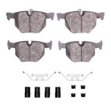 DFC 06-15 BMW X1 (USA/Canada) Rear 5000 Advanced Low Metallic Brake Pads and Hardware Kit thumbnail 1