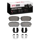 DFC 07-12 Kia Rondo (USA) Rear 5000 Advanced Ceramic Brake Pads and Hardware Kit thumbnail 1