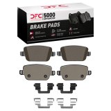DFC 08-12 Land Rover LR2 Rear 5000 Advanced Low Metallic Brake Pads and Hardware Kit thumbnail 1