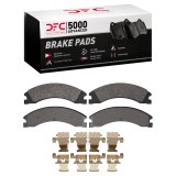 DFC 08-25 Ford E-450 Super Duty Rear 5000 Advanced Semi Metallic Brake Pads and Hardware Kit thumbnail 1