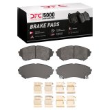 DFC 08-14 Cadillac CTS Front 5000 Advanced Low Metallic Brake Pads and Hardware Kit thumbnail 1