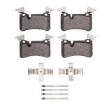 DFC 07-13 Mercedes-Benz E63 AMG Rear 5000 Advanced Low Metallic Brake Pads and Hardware Kit thumbnail 1