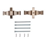 DFC 09-14 Hyundai Equus Front 5000 Advanced Ceramic Brake Pads and Hardware Kit thumbnail 5