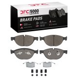 DFC 10-24 Jaguar XJ Front 5000 Advanced Low Metallic Brake Pads and Hardware Kit thumbnail 1