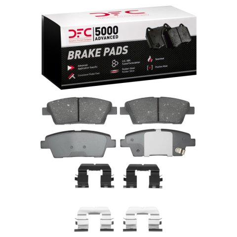 DFC 10-17 Genesis G80 Rear 5000 Advanced Ceramic Brake Pads and Hardware Kit