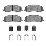 DFC 11-11 Saab 9-5 Front 5000 Advanced Low Metallic Brake Pads and Hardware Kit thumbnail 1