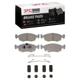 DFC 12-19 Fiat 500 (USA/Canada) Front 5000 Advanced Ceramic Brake Pads and Hardware Kit thumbnail 1