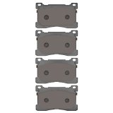 DFC 12-17 Hyundai Equus Front 5000 Advanced Ceramic Brake Pads thumbnail 4