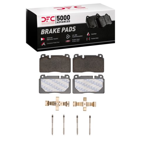 DFC 13-20 Audi Q5 (Mexico) Front 5000 Advanced Ceramic Brake Pads and Hardware Kit