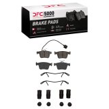 DFC 17-22 Audi RS3 Rear 5000 Advanced Ceramic Brake Pads and Hardware Kit thumbnail 1