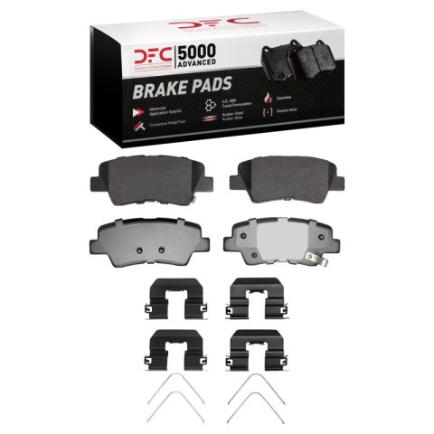 DFC 09-22 Hyundai Tucson Rear 5000 Advanced Ceramic Brake Pads and Hardware Kit