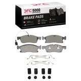 DFC 17-23 Maserati Levante Front 5000 Advanced Low Metallic Brake Pads and Hardware Kit thumbnail 1