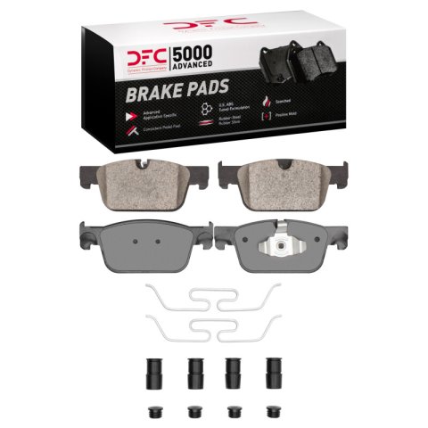 DFC 17-25 Volvo S60/V60/V90/S90/XC60 Front 5000 Advanced Ceramic Brake Pads and Hardware Kit