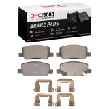 DFC 17-25 Tesla Model X Rear 5000 Advanced Low Metallic Brake Pads and Hardware Kit thumbnail 1